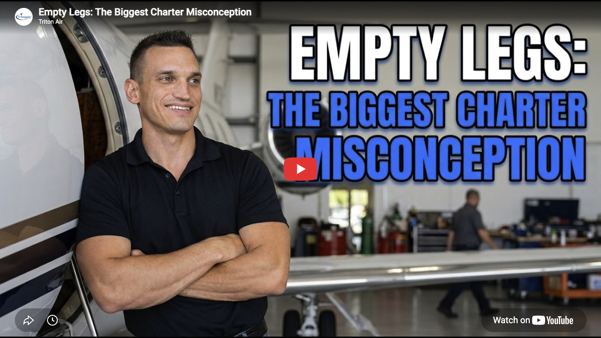 Alex Kowtun discussing empty leg private jet flights on the Beyond the Hangar podcast